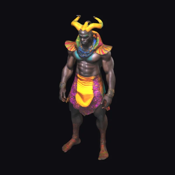 African Tribal Warrior