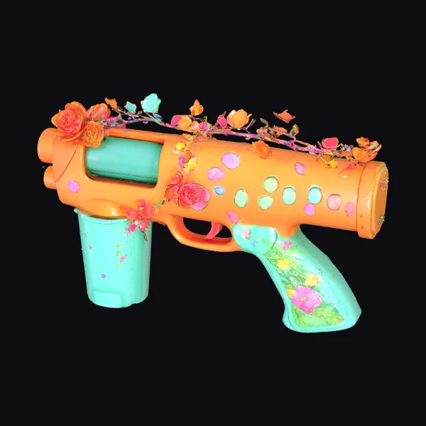 Colorful Flower Water Gun
