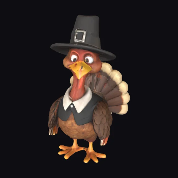 Turkey in Pilgrim Attire