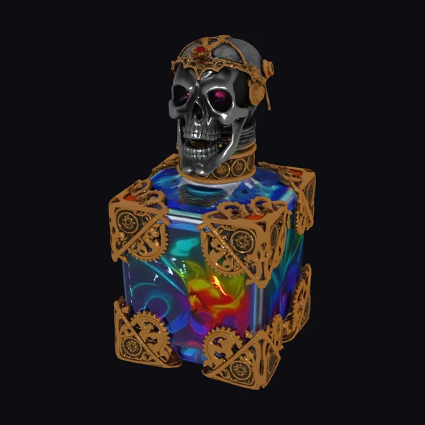 Alchemist's Skull Potion Bottle