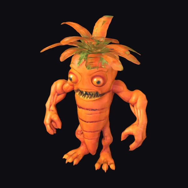 Muscular Carrot Monster