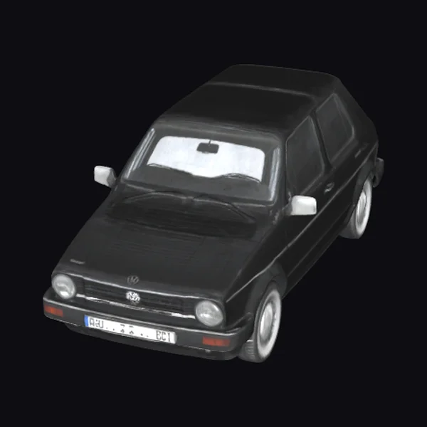 Black Soviet Style Car