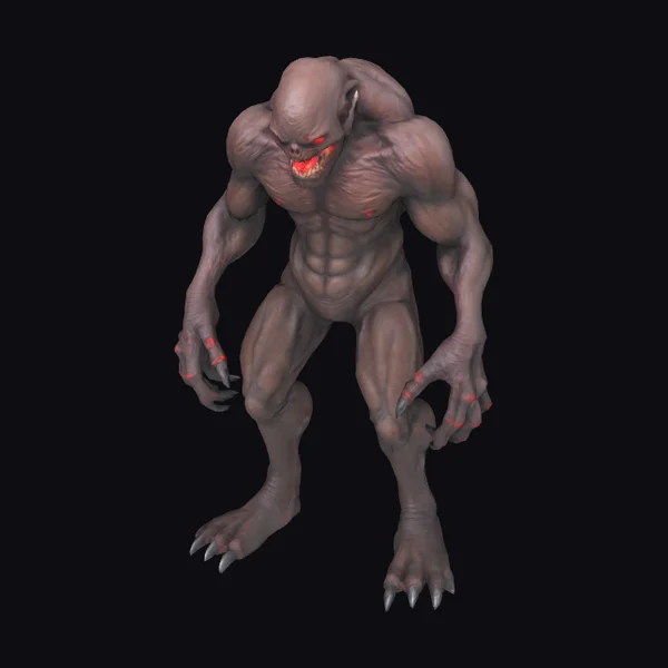 Muscular Ghoul Creature