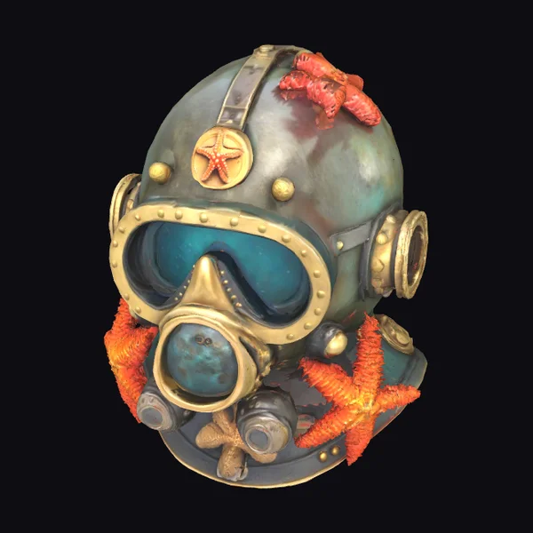 Ancient Diver's Helmet
