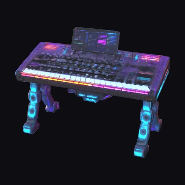 Neon Keyboard Workstation