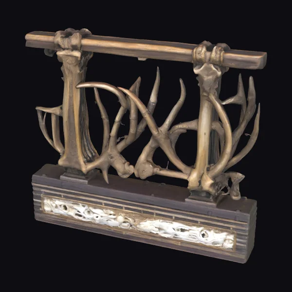Aged Animal Bone Railing
