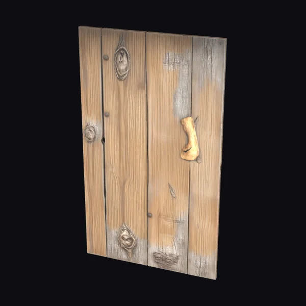 Weathered Wooden Wall Panel