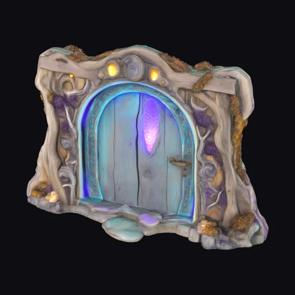 Ancient Oceanic Portal Door