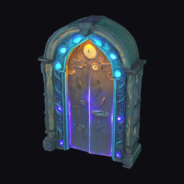 Ancient Oceanic Portal Door