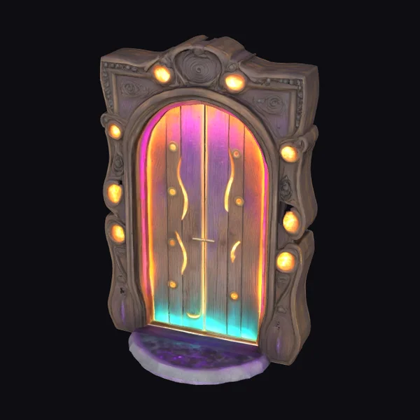 Ancient Oceanic Portal Door