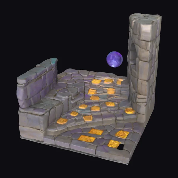 Ancient Stone Pathway Section