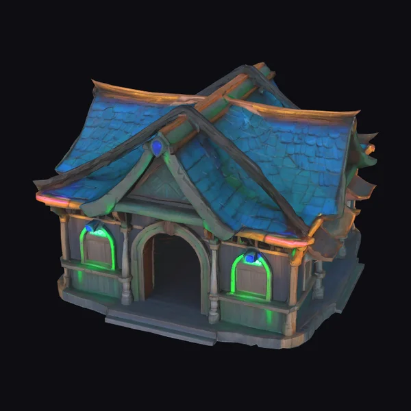 Ancient Wooden Clubhouse