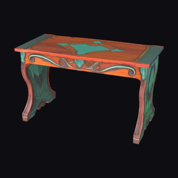 Art Nouveau Butterfly Desk
