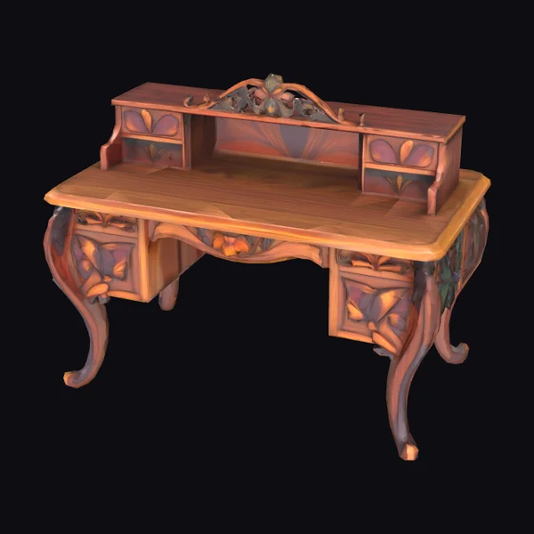 Art Nouveau Butterfly Desk
