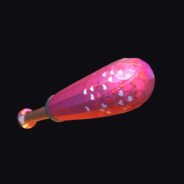 Glowing Pink Baseball Bat