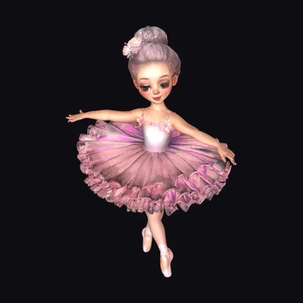 Pink Tutu Ballerina Girl