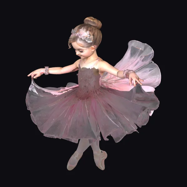 Little Pink Ballerina Dancer