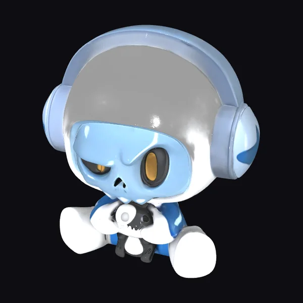 Alien Skull Headphones