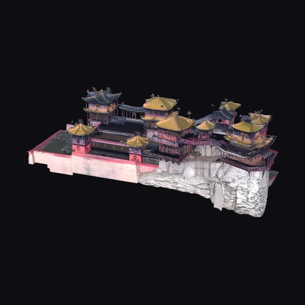 Ancient Cliffside Temple Complex