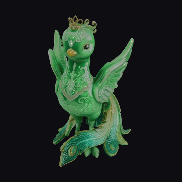 Emerald Crowned Parrot