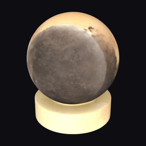 Moonlit Globe on Pedestal