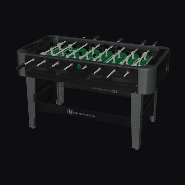Black Foosball Table