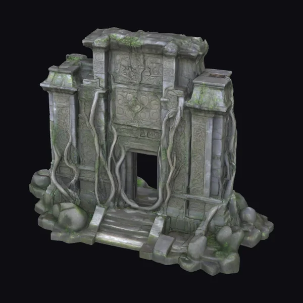 Ancient Stone Temple Ruin