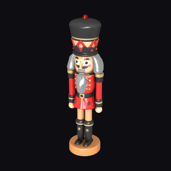 Stylized Nutcracker Soldier Toy