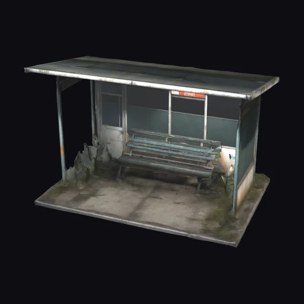 Abandoned Bus Stop Shelter