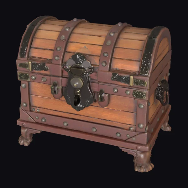 Wooden Treasure Chest