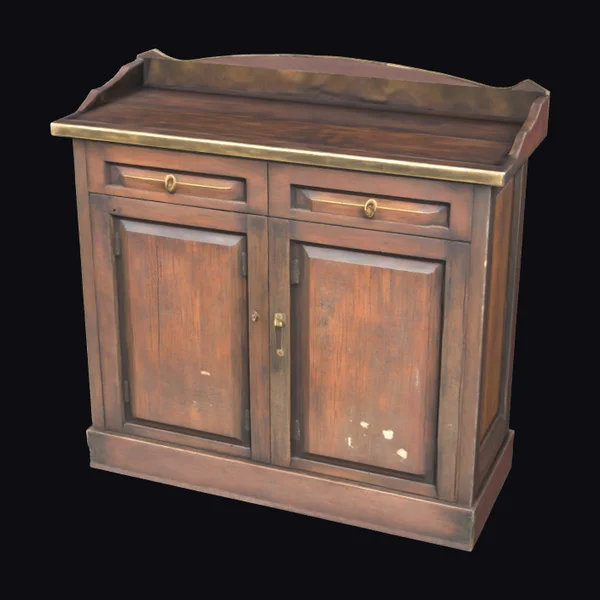 Antique Wooden Storage Cabinet