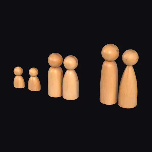 Wooden Family Figures