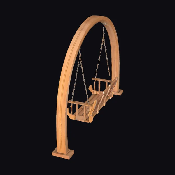 Wooden Arch Swing