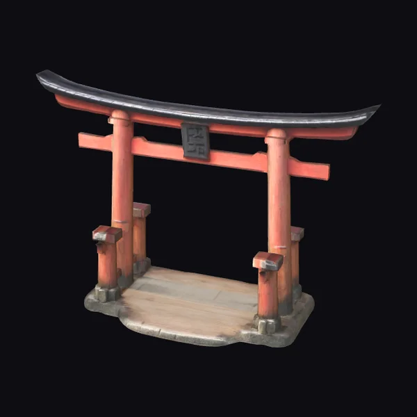 Wooden Torii Gate