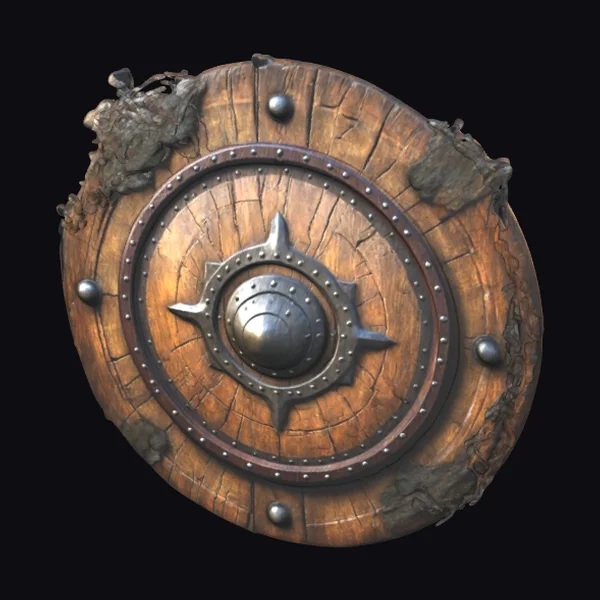 Wooden Fantasy Shield