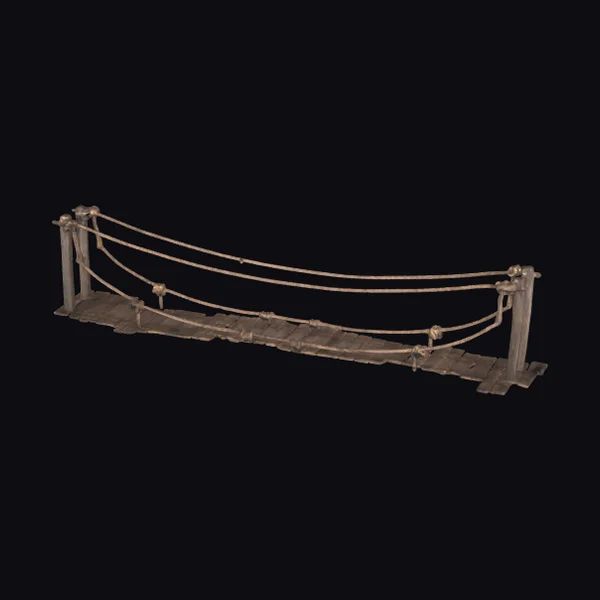 Rope and Wood Bridge