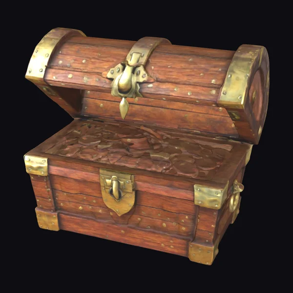 Wooden Treasure Chest