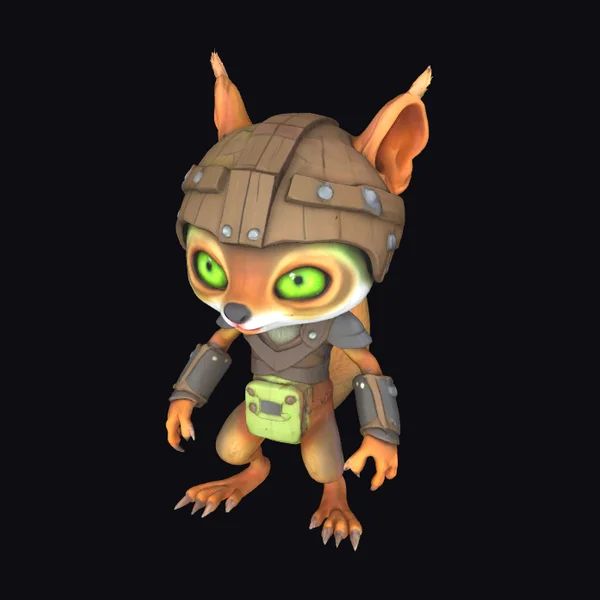 Zombie Squirrel Warrior