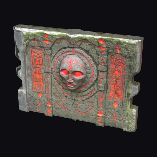 Ancient Stone Door Panel