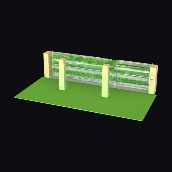 Indoor Vertical Farm Section