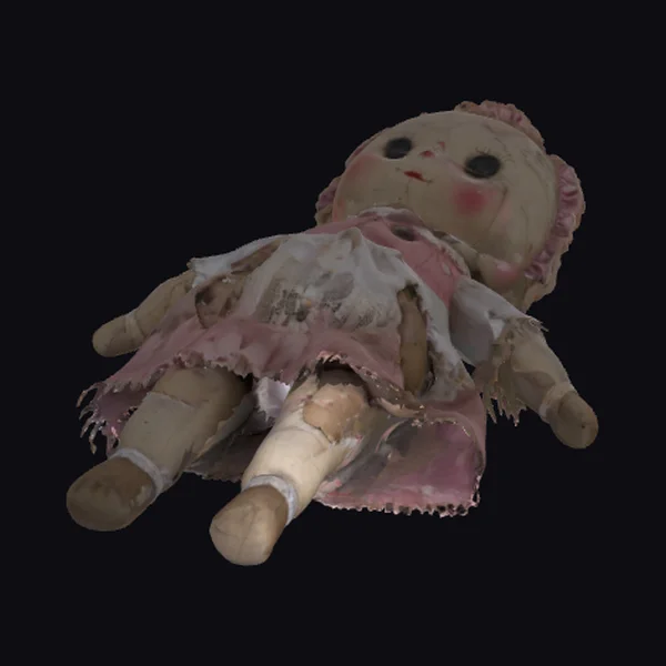 Worn Rag Doll Toy