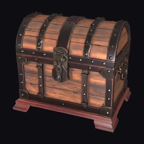 Wooden Treasure Chest
