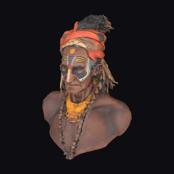 Aboriginal Elder Bust