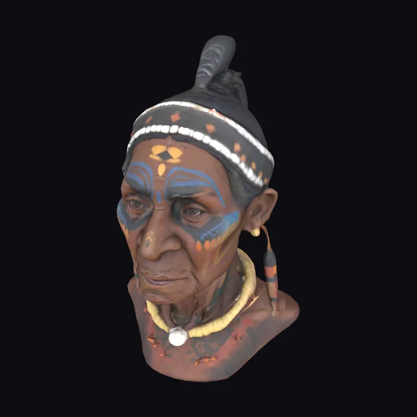 Aboriginal Elder Woman Bust