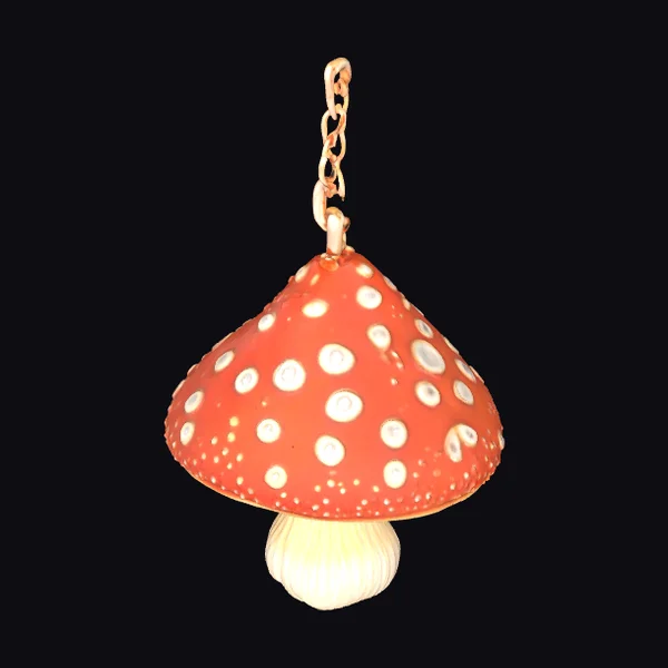 Amanita Mushroom Pendant