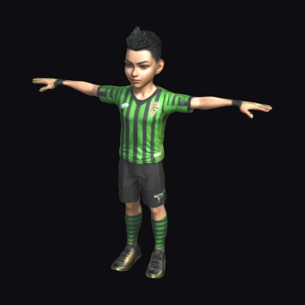 Soccer Player Right Winger