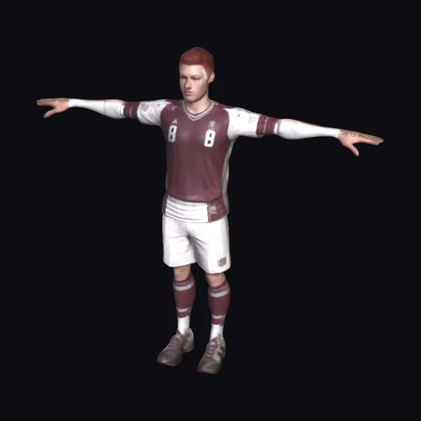 Soccer Player Number Eight