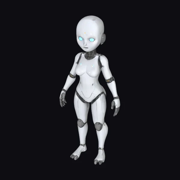 Sleek Child Robot