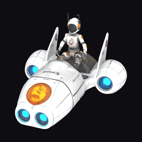 Astronaut Ant Spaceship