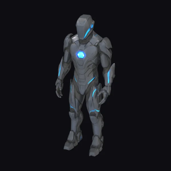 Armored Superhero Exosuit